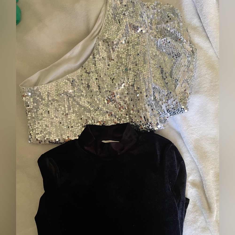 2 long sleeves top